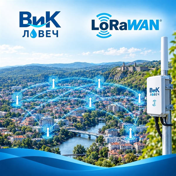 Продължаваме да разширяваме обхвата на LoRaWAN® мрежата в Ловеч!