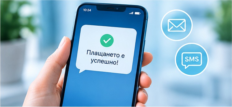 Мобилен телефон с SMS потвърждение